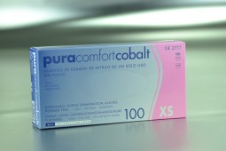 Guante De Nitrilo Sin Polvo Talla Extra-Pequeña