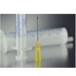 Aguja hipodérmica 0.9x25 Amarilla Corta