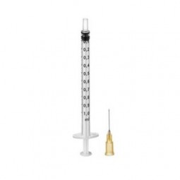 Jeringa Tuberculina Omnifix (3 cuerpos) 1ml con aguja (100 ud)