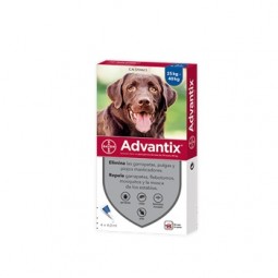 Advantix para perros 25 a 40 kg 4 pipetas