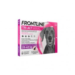 Frontline Tri-Act para perros 20 a 40 kg 6 pipetas