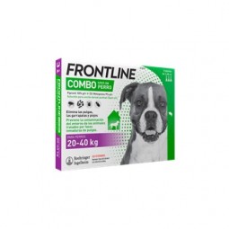 Frontline Combo para perros 20 a 40 kg 3 pipetas