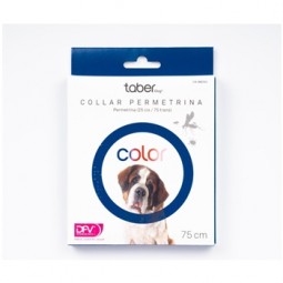 Taberdog Collar Permetrina Azul 75 Cm