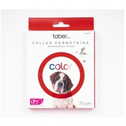 Taberdog Collar Permetrina Rojo 75 cm