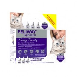 Feliway Optimum Pack 3 recambios 3x48 ml