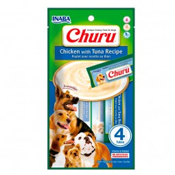 Churu Perro Pollo con Atun 4 x 14 GR
