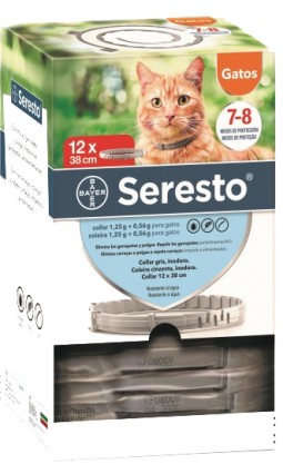 Seresto Collar Gatos 12 Collares (Envase Clínico)