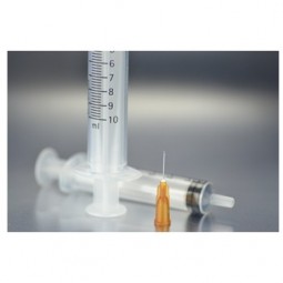 Aguja hipodérmica 0.45x25 Marrón