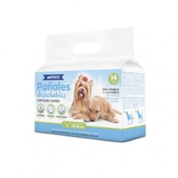 Pañal Perro Talla S 30-39cm 14UD Hembras y Cachorros Nayeco