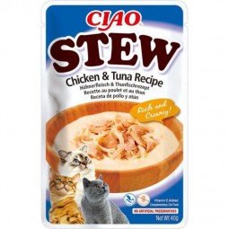 Churu Gato STEW Guiso De Atun con Pollo 40 Gr (1 Ud)