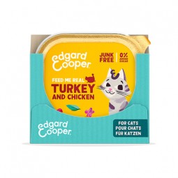 Edgard Cooper Feline Adult Pate Pavo y Pollo (85g/tarrina)