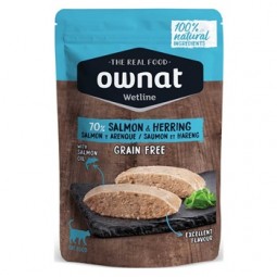 Ownat Wetline Gato Salmón y Arenque 85 gr