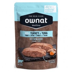 Ownat Wetline Gato Sterilized Pavo y Atún 85 gr