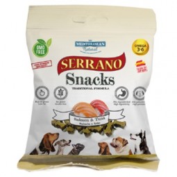 Snack Serrano Perros Salmon y Atun Bolsa 85 gr
