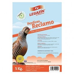 Pienso de Perdices Reclamo 5 KG Legazín