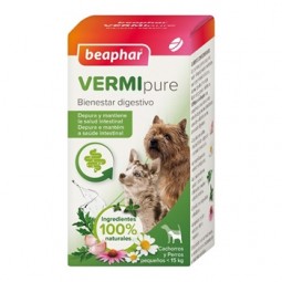 Vermipure -15kg Perro Pequeño y Cachorro 50 Comprimidos
