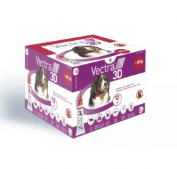 Vectra 3D perros 40 a 60 kg 12 pipetas