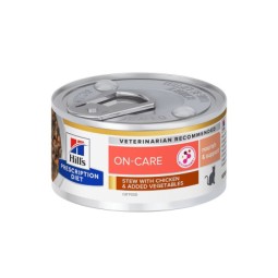 Hill's Prescription Diet On-Care estofado para gatos con pollo y verduras 24 x 82 gr