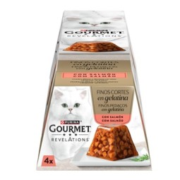 Gourmet Revelations Finos Cortes con Salmón en Gelatina 57gr (4 unidades)