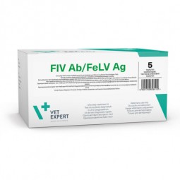 Rapid Double FIV AB/FELV AG 5 Test (Vet Expert)