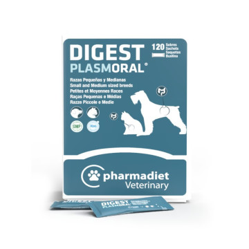 Plasmoral Digest Razas pequeñas y medianas 30 sobres