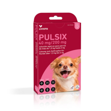 Pulsix 40 Mg/200 Mg Sport-On Perros 1,5 - 4 KG 4 PIP