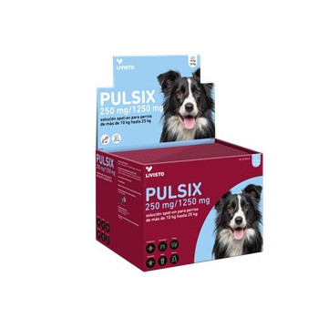 Pulsix 250 Mg/1250 Mg Spot-On Perros 10 - 25 KG 24 Pip
